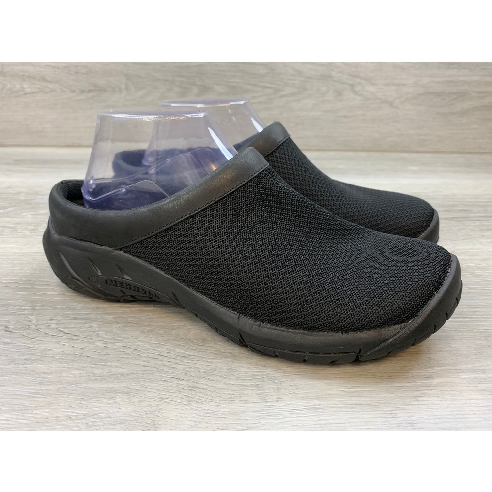 Merrell Encore Breeze 4 Women's Black Mesh Slip On Clogs Outdoor 9.5 Shoes